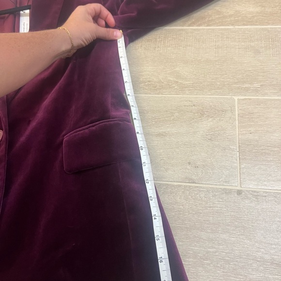 NWT Susana Monaco Velvet Blazer pant suit set - size small - Picture 9 of 9